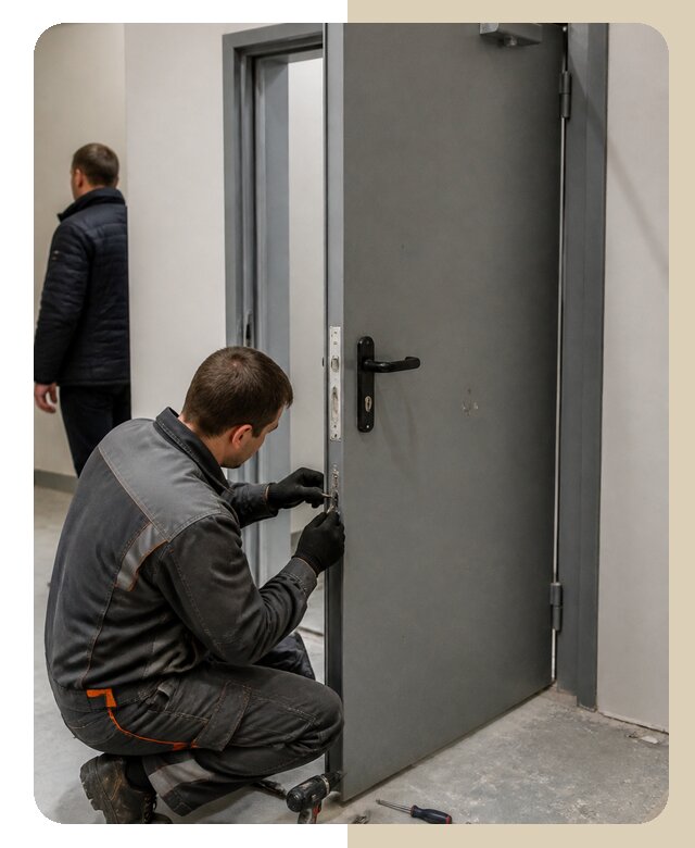 Ремонт противопожарной двери в Нерюнгри по цене 7059 р. | ДвериЛегко-Нрю