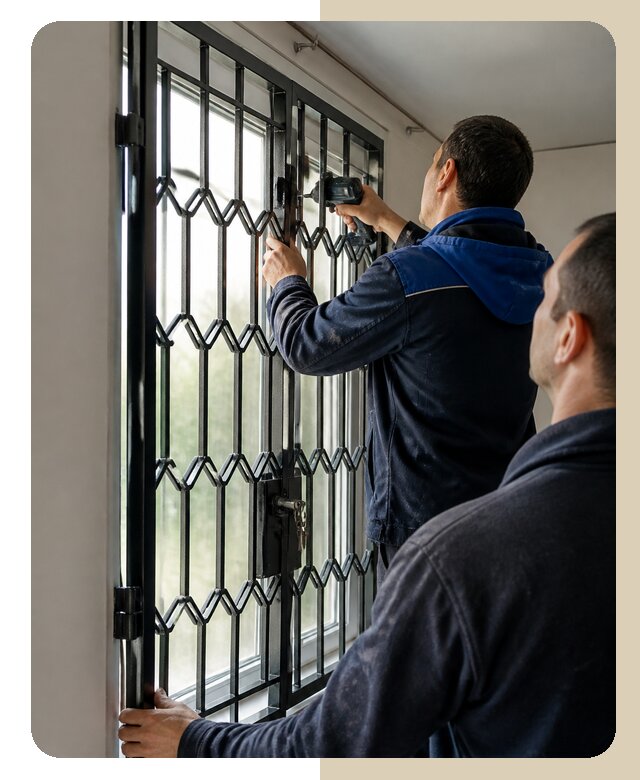 Установка распашных решеток в Нерюнгри цена от 7059 р. | ДвериЛегко-Нрю